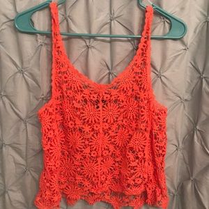 Crochet Peach Top
